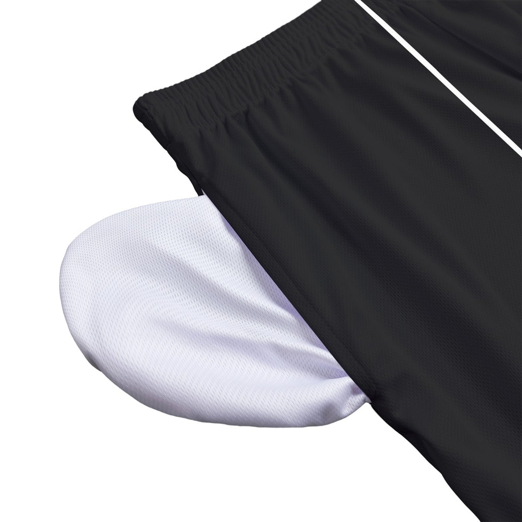 Black Mesh Shorts "Holy Edition"