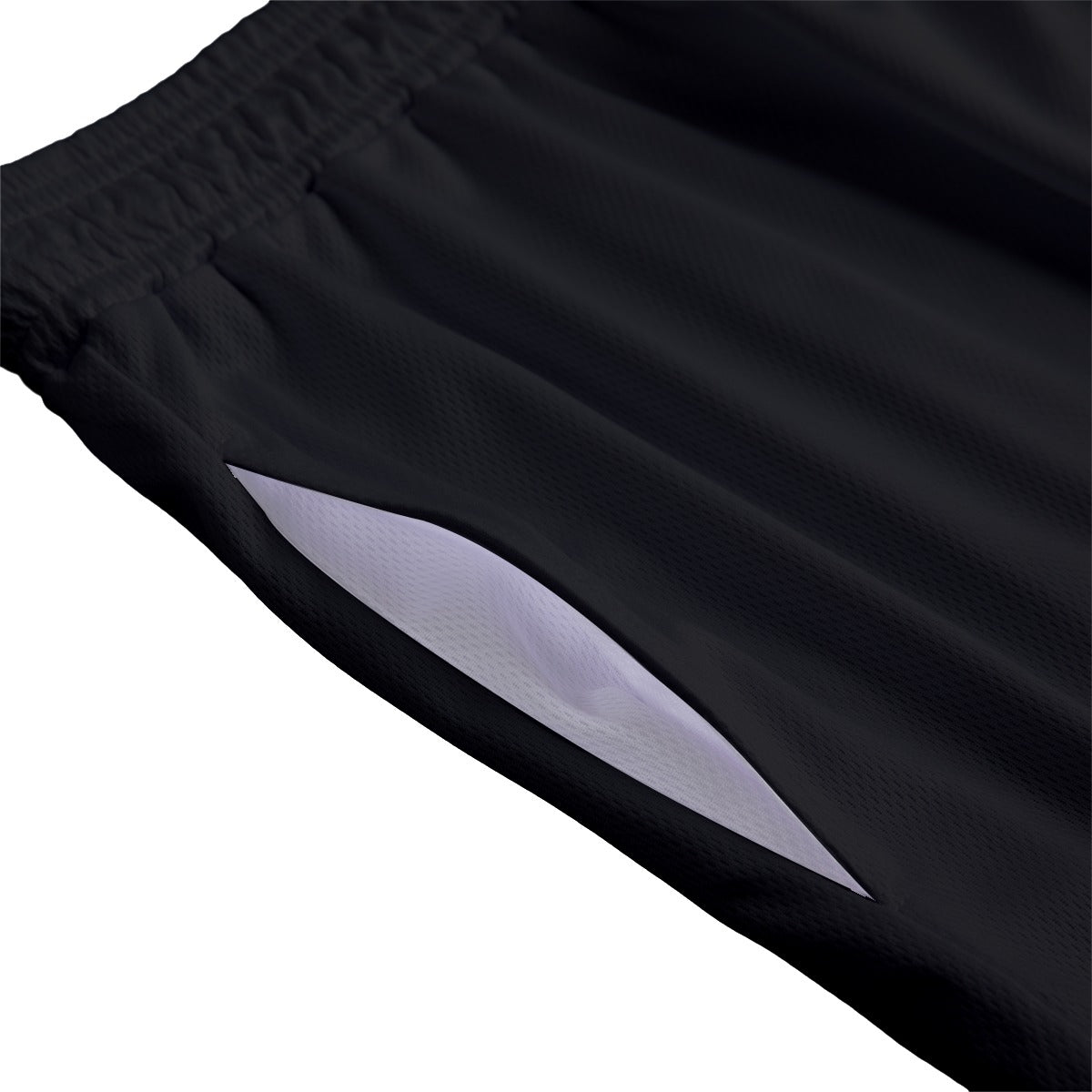 Black Holy Hoops Mesh Shorts