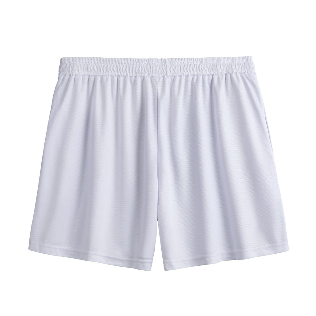 White Holy Hoops Mesh Shorts